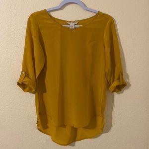 Yellow blouse